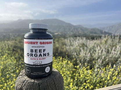 Ancient Origins Grass Fed Beef Organs and Women's Beef Organ Superfood