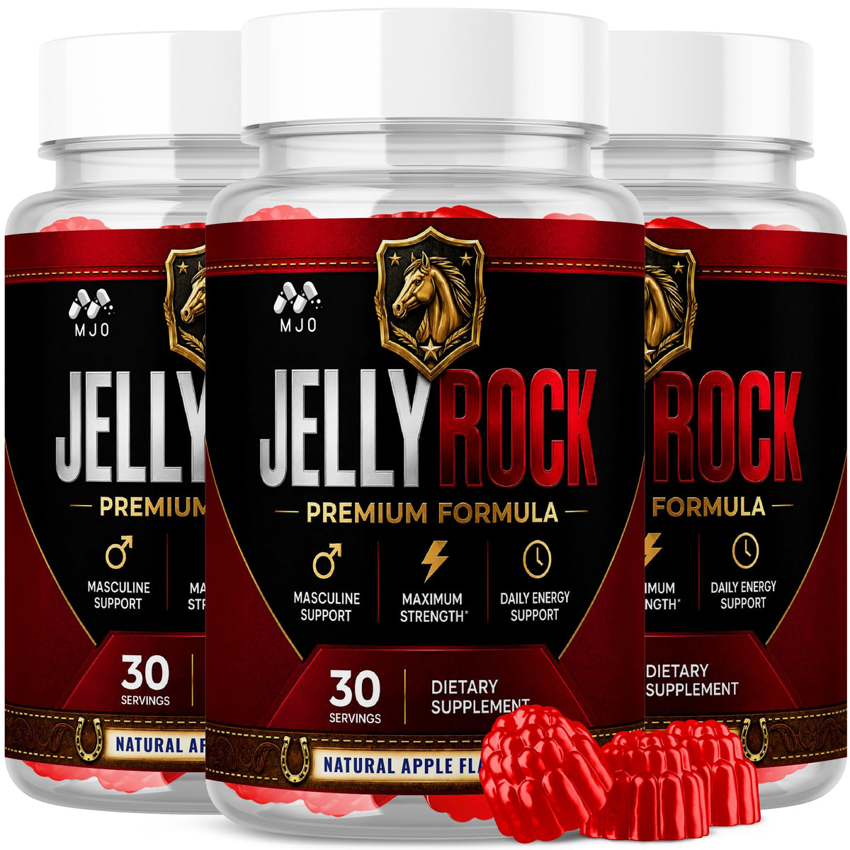 Jelly Rock Gummies for Men, JellyRock Male Supplement 2-Pack, 120 Gummies