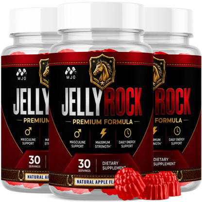 Jelly Rock Gummies for Men, JellyRock Male Supplement 2-Pack, 120 Gummies