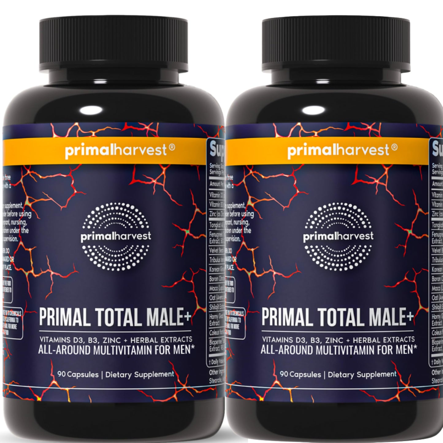 Primal Harvest Total Male+ - Daily Supplement, Dairy & Soy Free, for Men