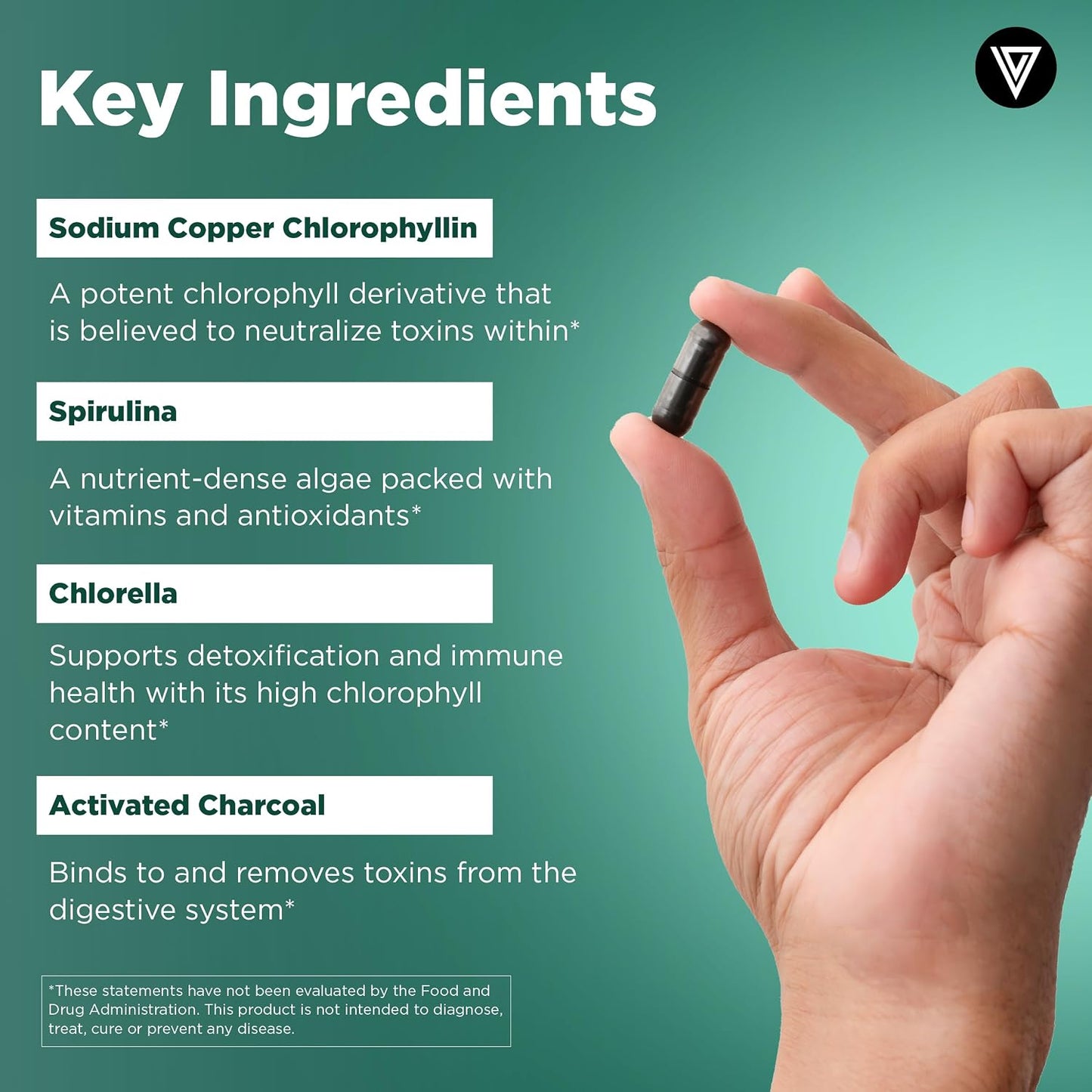 Vital Vitamins Multi Collagen Complex Plus + Chlorophyll Complex Capsules