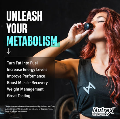 Nutrex Research L Carnitine 3000 - Clinically Dosed L-Carnitine Liquid for Energy, Metabolism & Muscle Recovery - Delicious Strawberry Watermelon - No Sugar, No Carbs, No Stimulants - 31 Servings