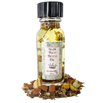 Rich Bitch Oil by New Moon Vibes - Attract Luxury Lavish Lifestyle Abundance Success Wealth