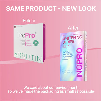 InoPro Teeth Whitening Strips 14 Treatments - Peroxide Free - Whitening Without The Harm