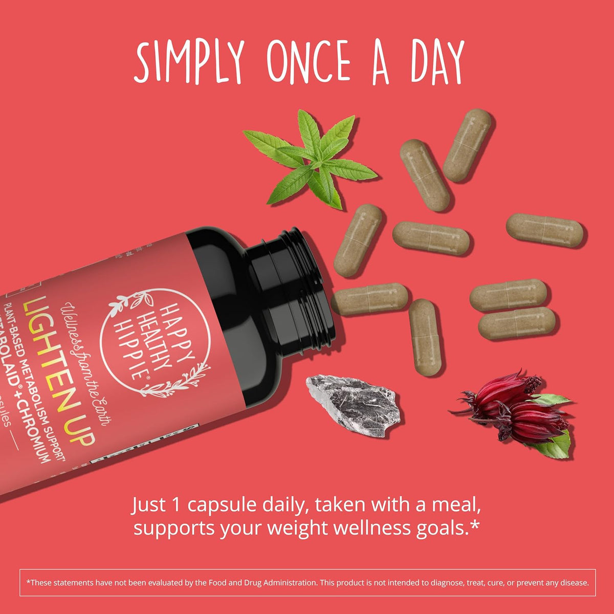 Happy Healthy Hippie Metabolaid + Chromium, Metabolism Support, 30 Ct