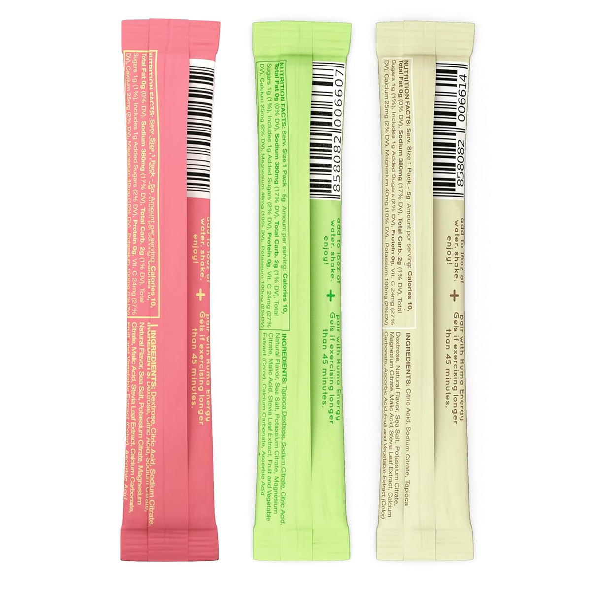 Huma Chia Hydration Drink Mix, Variety, 15 Packets