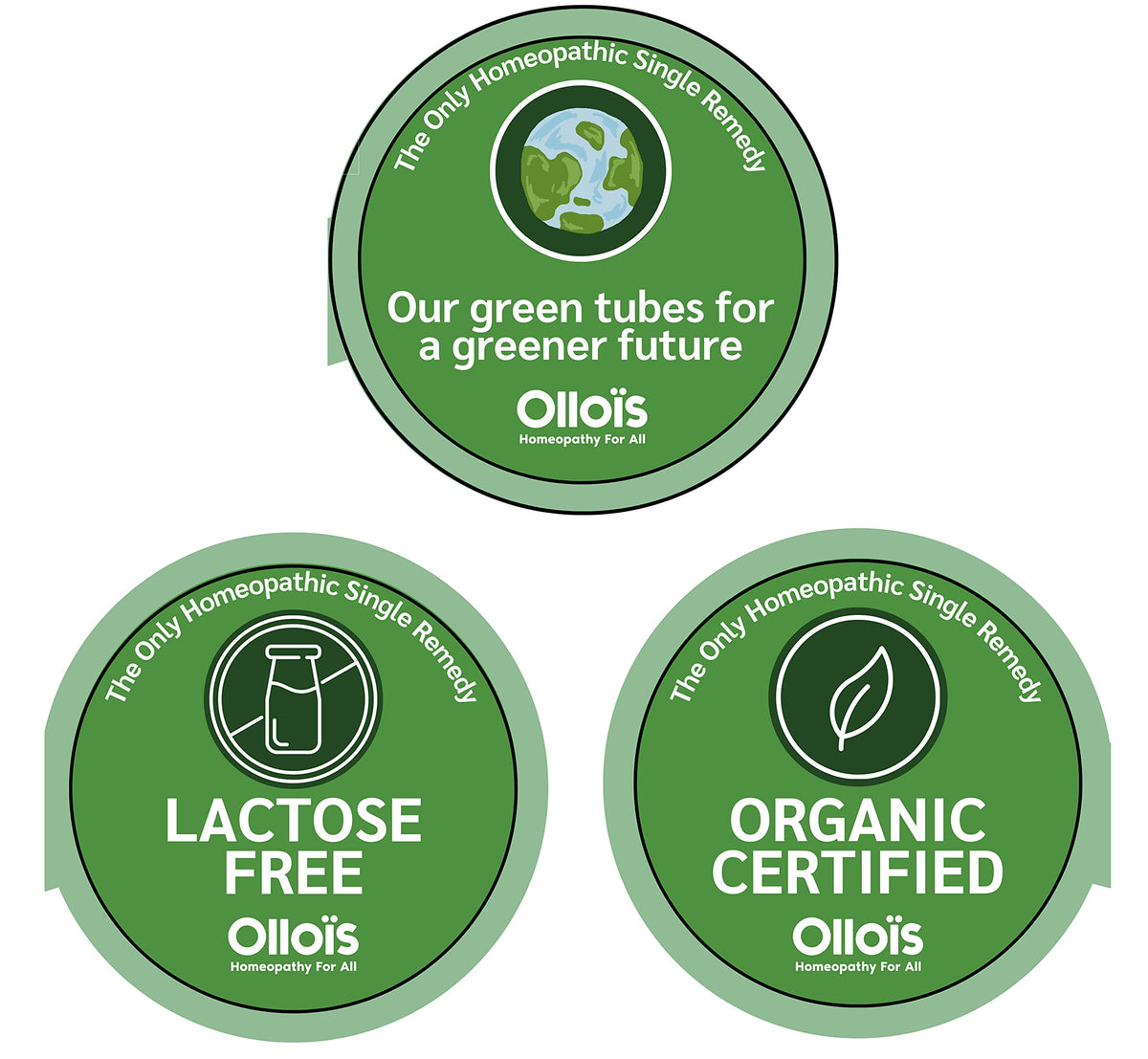 OLLOIS Natrum Muriaticum 6X, Cell Salt #9, Lactose-Free, Organic & Vegan, Kosher Certified