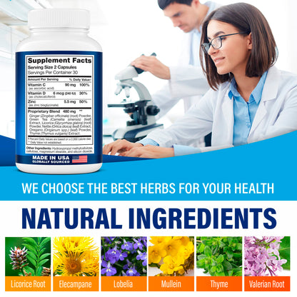 LUNGWELL Quit Smoking Aid - Made in USA - Helps to Clear Lungs & Stop