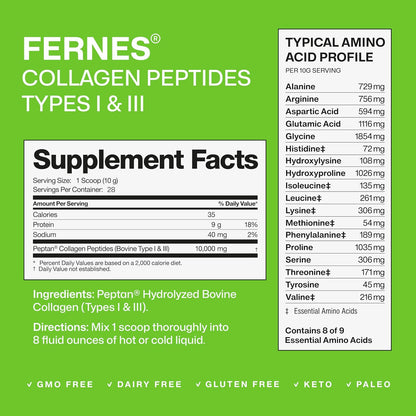 Collagen + Magnesium Glycinate 1250mg