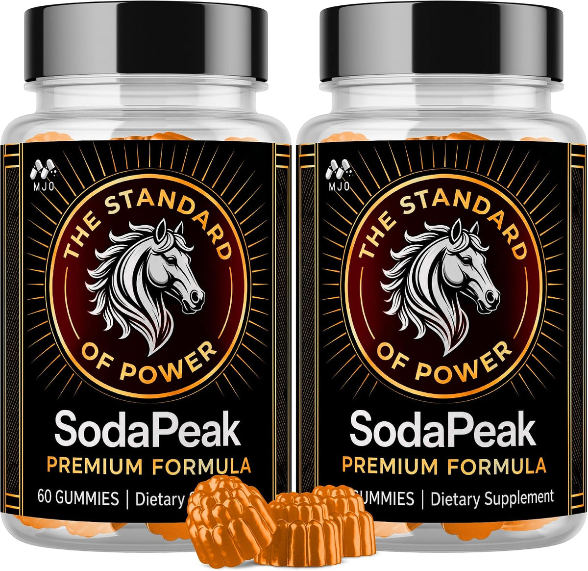 Soda Peak Gummies for Men, SodaPeak Premium Male Gummys 2-Pack, 120 Gummies