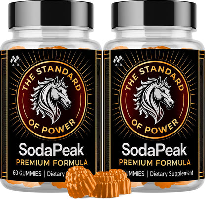 Soda Peak Gummies for Men, SodaPeak Premium Male Gummys 2-Pack, 120 Gummies