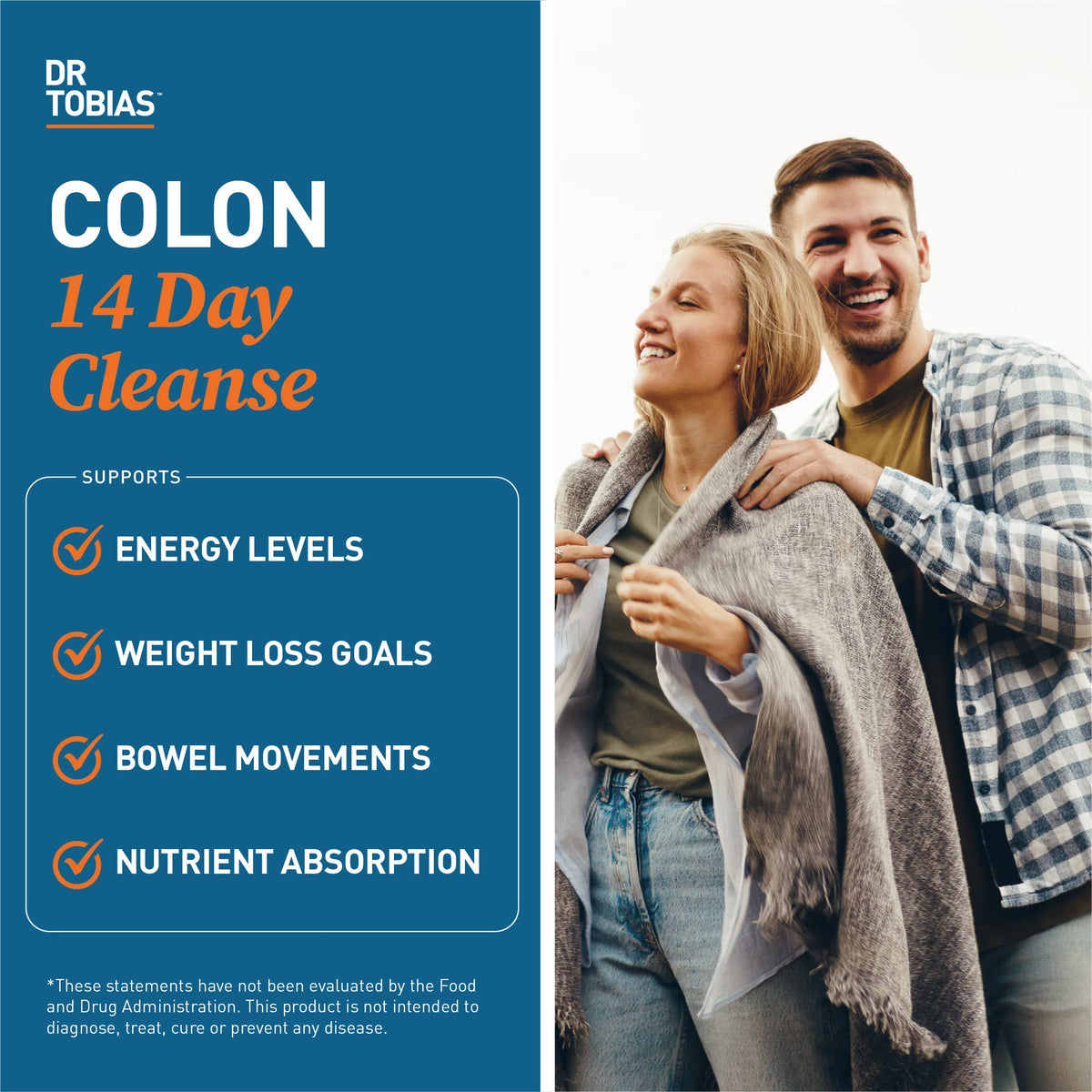 Dr. Tobias Colon 14 Day Cleanse, Advanced Gut Cleanse Detox 28 Capsules