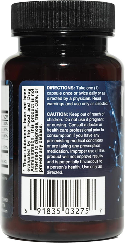 Advanced Nerve Support and Defense Supplement, Vegan, Gluten-Free | Promotes Healthy Nerve Function and Optimal Circulation to Support Normal Sensation in the Hands and Feet, 30-Day Supply