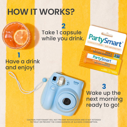 Himalaya PartySmart Liver Support, Better Morning After Drinking,12 Capsule