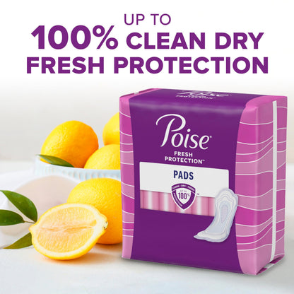 Poise Incontinence Pads & Postpartum Incontinence Pads, 6 Drop Ultimate