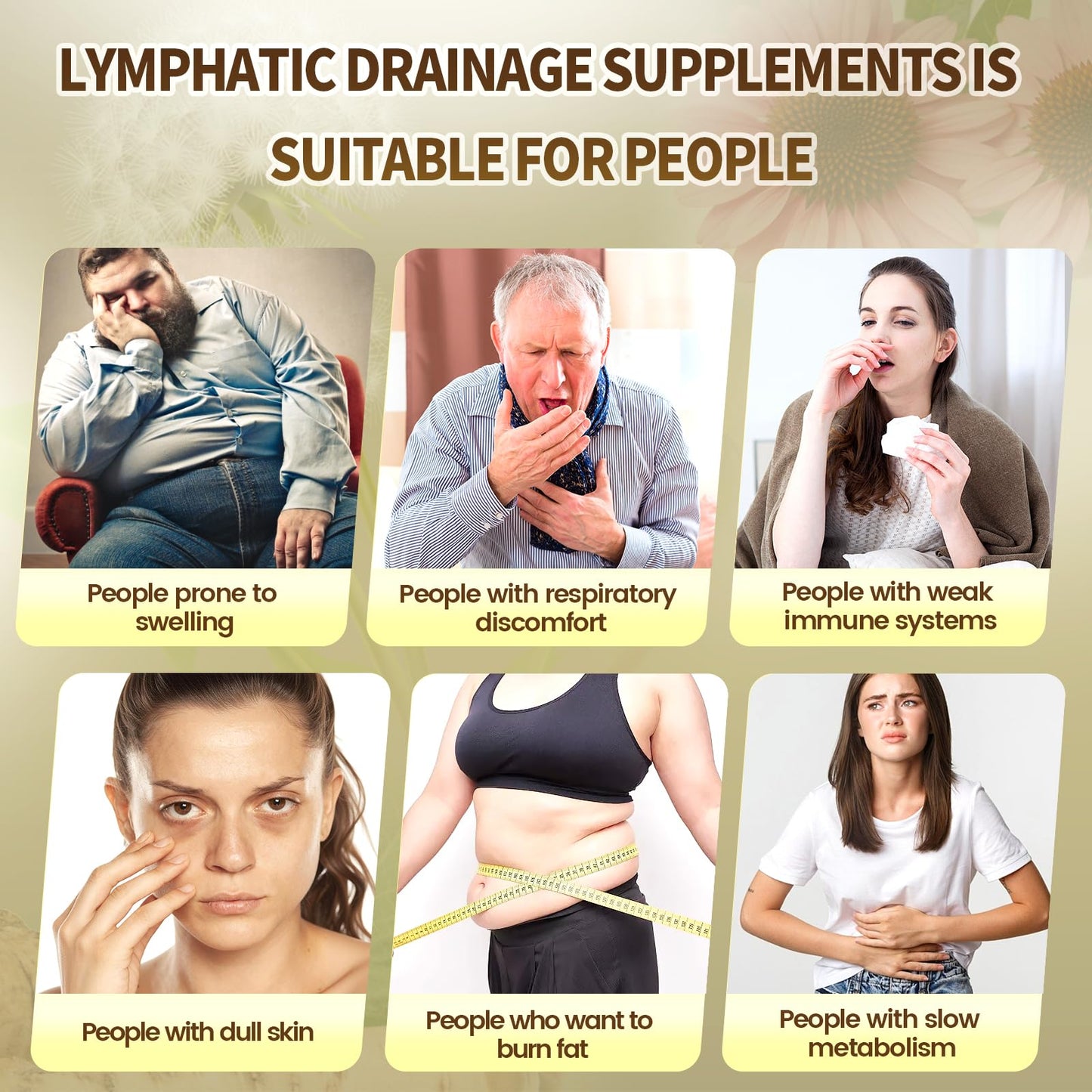 21-in-1 Liposome Lymphatic Drainage Supplements, 90 Day Supply, 4800mg Immune & Lymph System Support, 10:1 Concentrated Technology, Echinacea, Dandelion, Burdock, Bromelain, Calendula, 2 Bottle