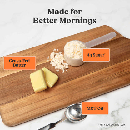 Bulletproof Original Creamer, 14.8 Ounces, Keto Coffee Creamer with MCT Oil and Grass-Fed Butter, Supports Brain Function