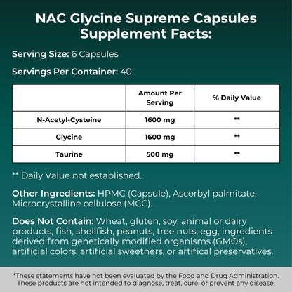 MYOXCIENCE NAC Glycine Supreme | N-Acetyl-L-Cysteine, Glycine, and Taurine Combination (Natural Peach and Pineapple Flavor) (30 Servings)