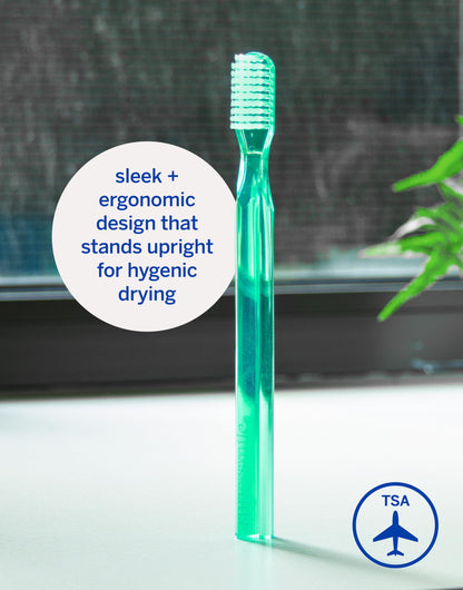 Supersmile New Generation 45° Toothbrush, Clear, Soft Dupont® Bristles