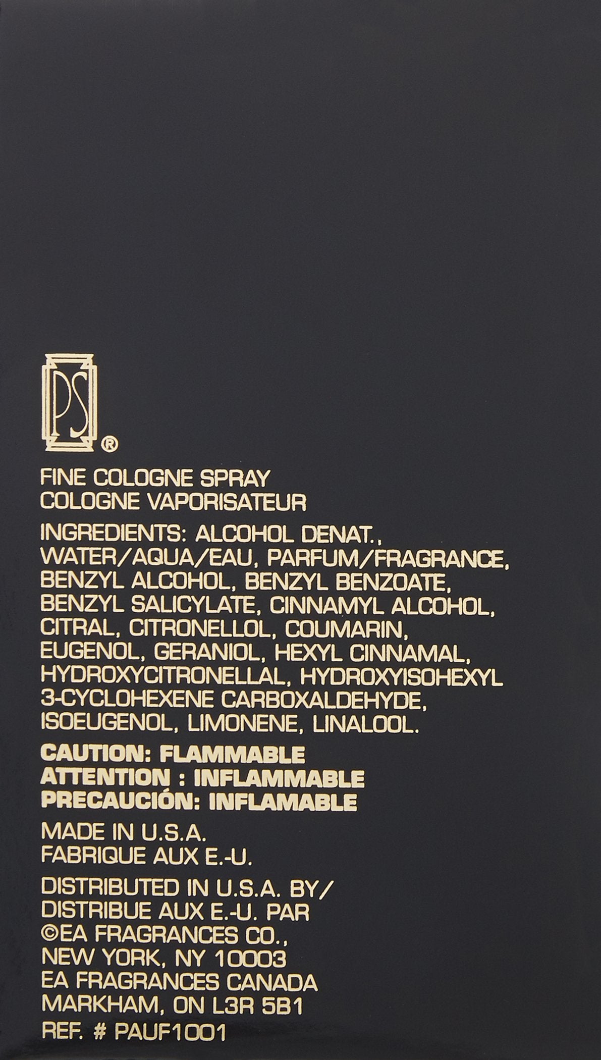 Paul Sebastian Eau de Cologne De Luxe for Men, 8 fl oz