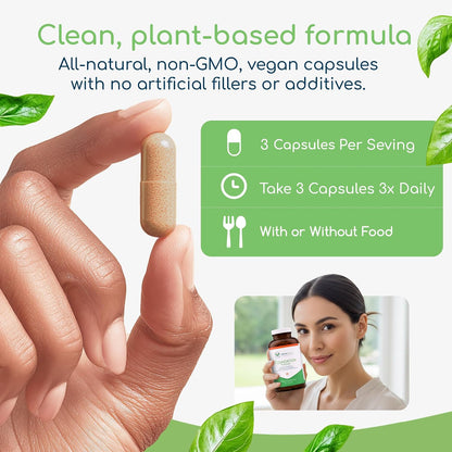 Foundation Formula | Tick Immune Support Supplement | with Japanese Knotweed Root, Cat's Claw, Milk Thistle | Resveratrol Supplement | Non-GMO, All-Natural & Vegetarian, 3 Packs