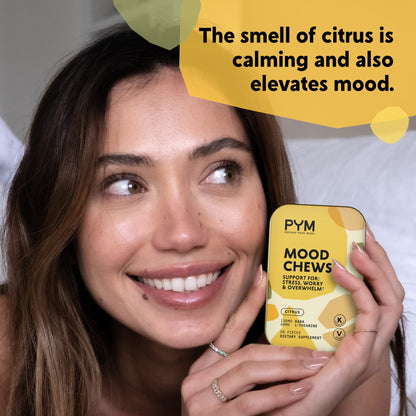 PYM Berry Mood Chews (20 Count) | Stress & Mood Support Supplement