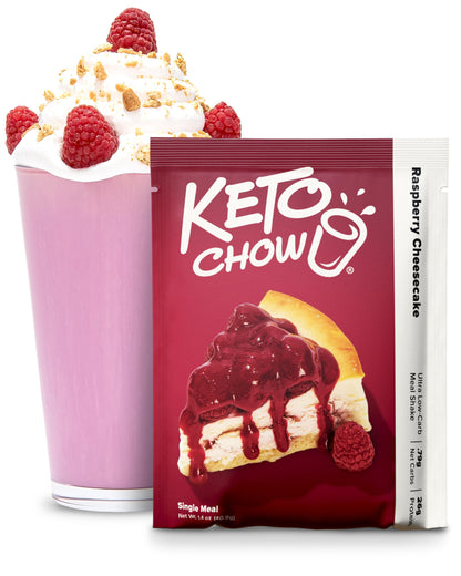 Keto Chow Chocolate Peanut Butter Meal Replacement Shake Powder, 1 Meal
