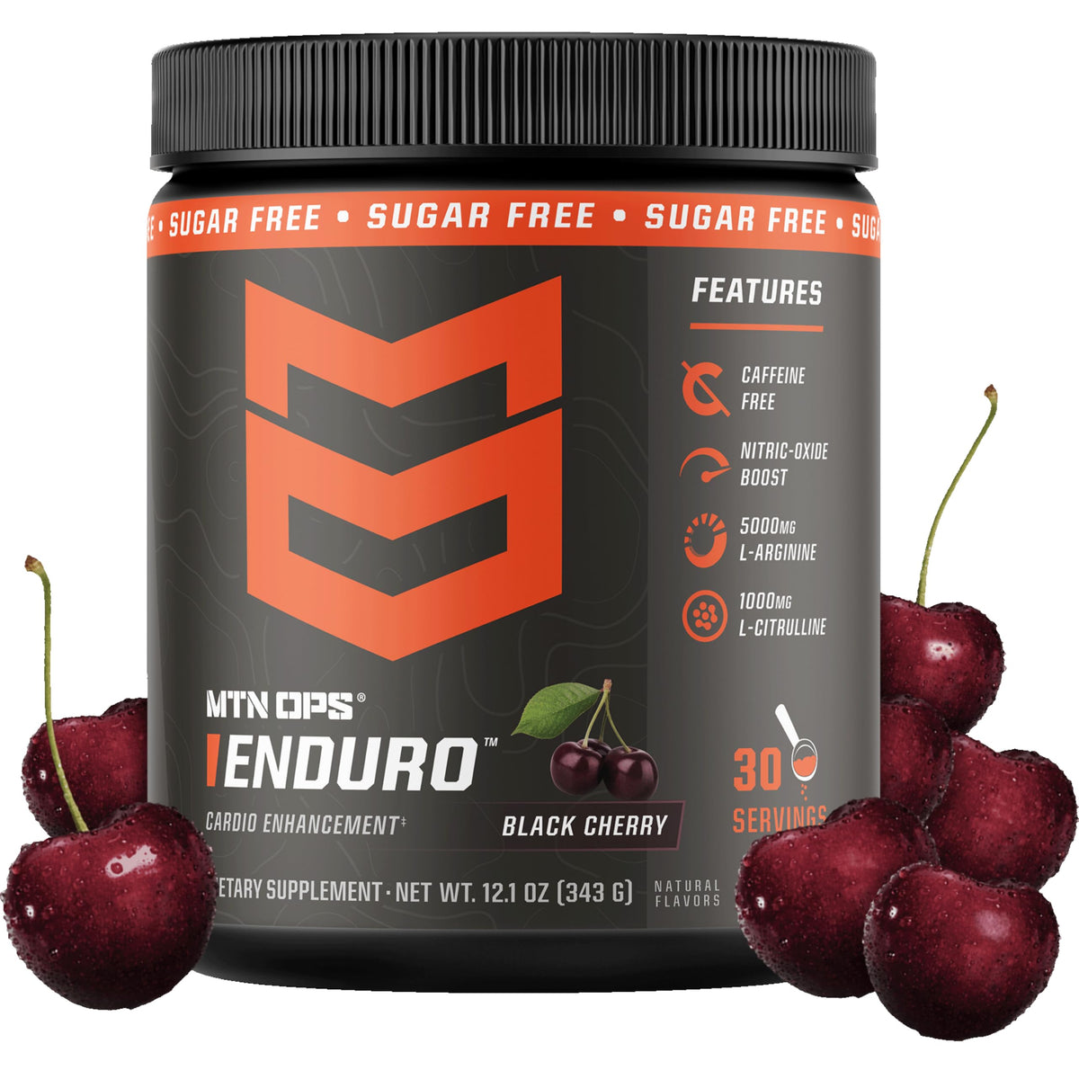 MTN OPS Enduro Stim-Free Pump Pre Workout, Pineapple