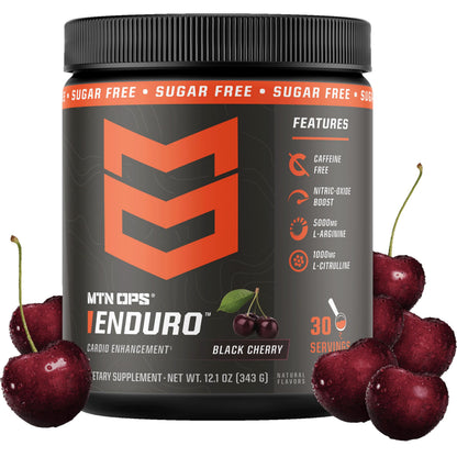 MTN OPS Enduro Stim-Free Pump Pre Workout, Pineapple
