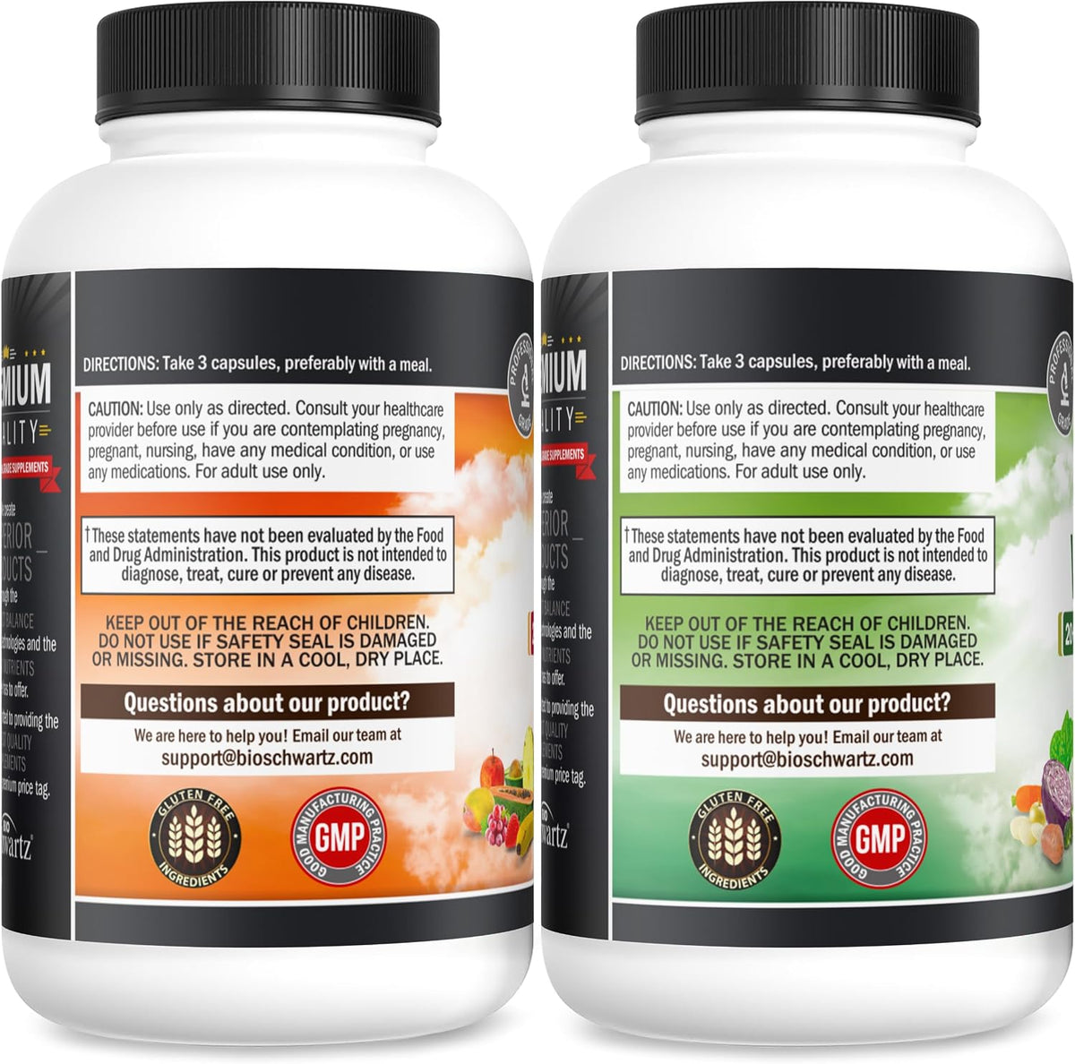 Daily Fruits and Vegetables Supplement - Super Fruit and Veggies Capsules