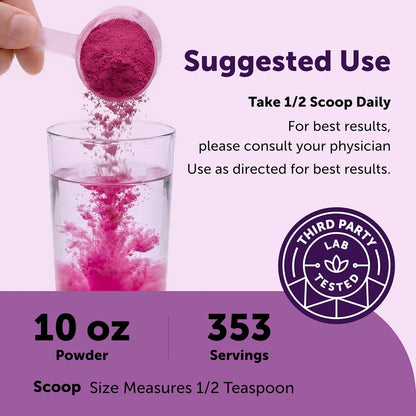 Micro Ingredients Organic Blueberry Extract Powder, 10oz | Natural Fruit Flavor | Freeze-Dried Wild Blueberries Source | No Sugar & Additives | Great for Drinks, Smoothie, & Beverages | Non-GMO & Vegan