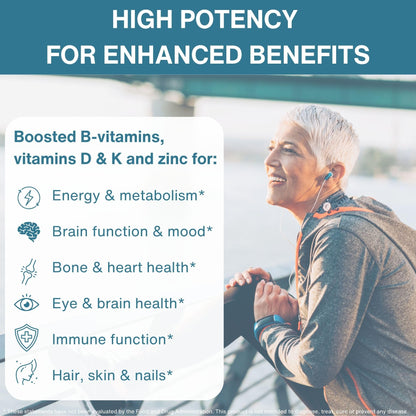 Igennus Methylated Multivitamin for Men with 22 Actives, 60 Tablets | Lycopene for Antioxidant Support, High Potency B12, Sustained Release, Pure & Clean, Non-GMO & Halal