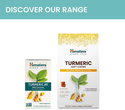 Himalaya Turmeric 95 Curcumin Supplement,Joint Support, 600 mg, 60 Capsules