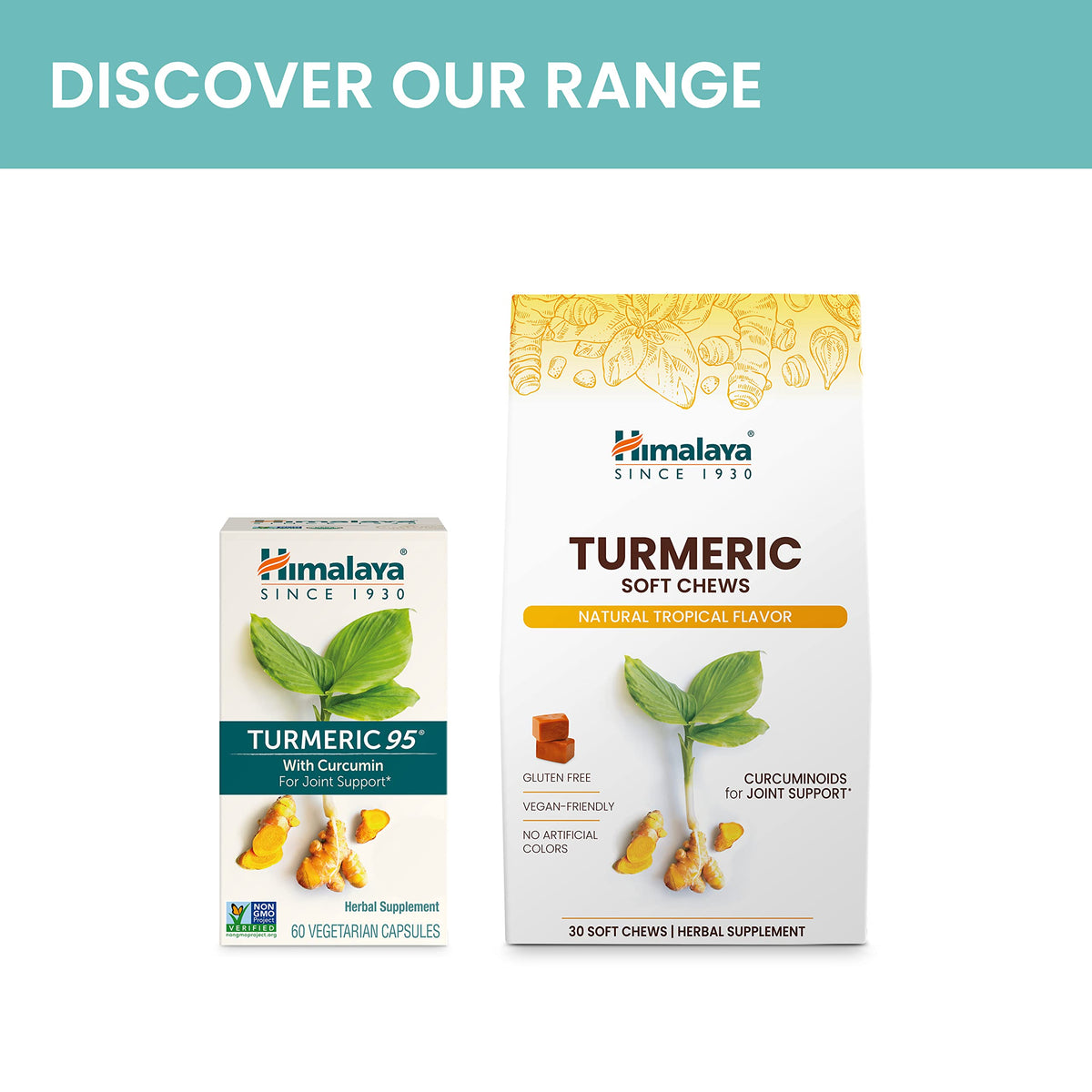 Himalaya Turmeric 95 Curcumin Supplement,Joint Support, 600 mg, 60 Capsules