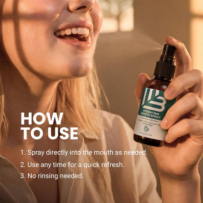 M3 Fast-Acting Dry Mouth Spray for Adults with Xylitol & Aloe (2 Fl Oz)