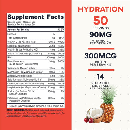 Type Zero Clean Electrolytes Hydration Powder (Fruit Punch) 50 Servings