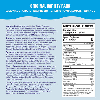 Ultima Replenisher Electrolyte Powder Drink Mix Bundle – Sugar Free – Variety, Crave Killer – 20 Stickpacks, 14 Stickpacks – 6 Electrolytes and Minerals – Keto Friendly, Vegan, Non-GMO