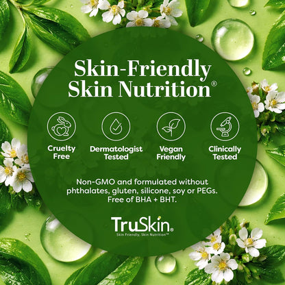 TruSkin Peptide Eye Cream Gel for Dark Circles, 0.5 fl oz | With Hyaluronic Acid to visibly smooth fine lines, hydrate and depuff tired-looking under eyes with a lightweight feel