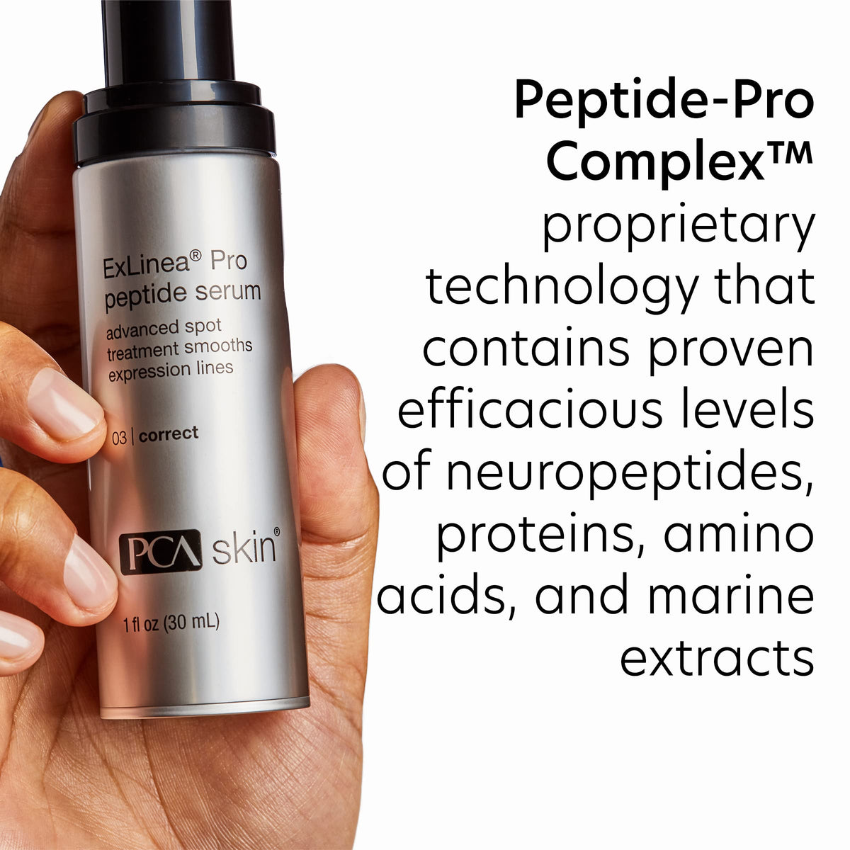 PCA SKIN ExLinea Pro Peptide Serum for Face, Peptide Complex Serum