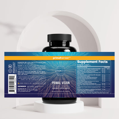 Primal Harvest Vision – Daily Vegetarian Friendly Supplement, Gluten & Dairy Free