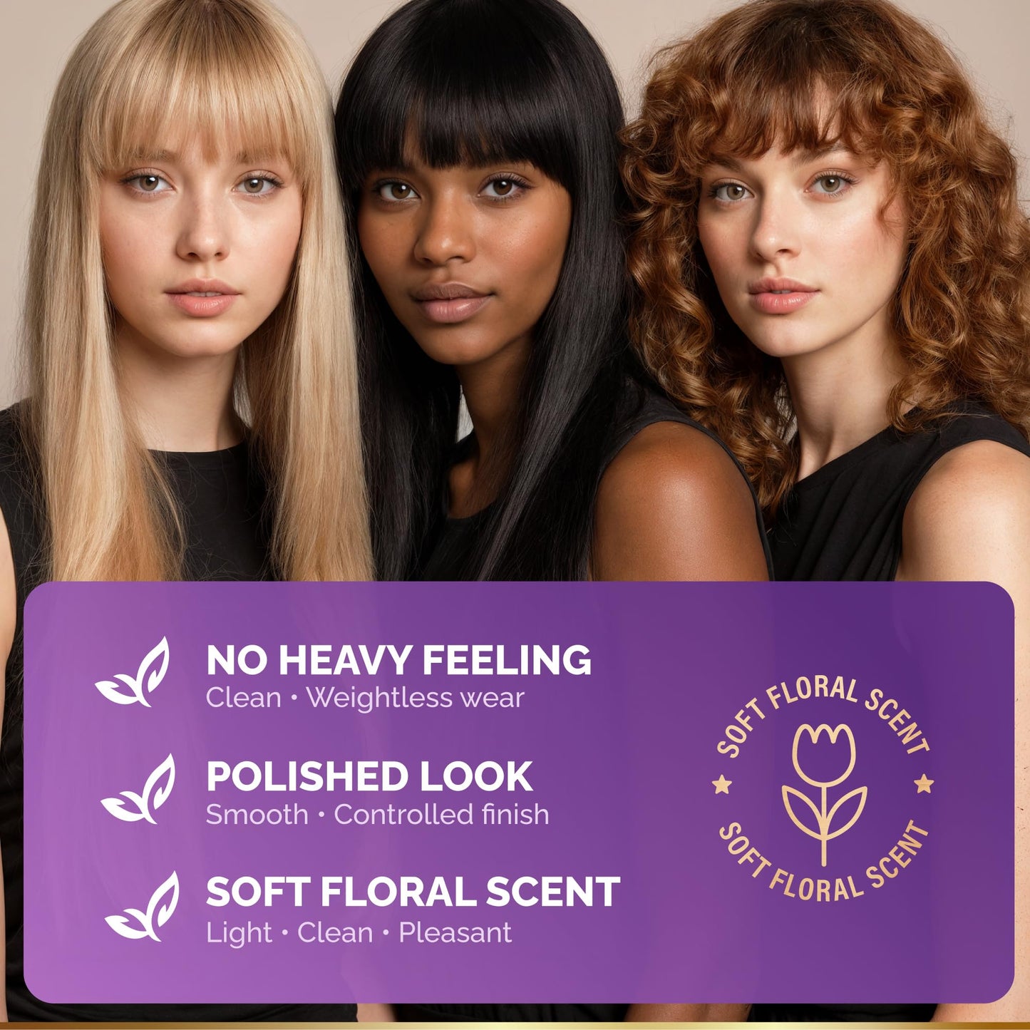 Hydrating Hair Serum for Dry & Frizzy Hair, Lightweight Leave-In Anti-Frizz Treatment, Non-Greasy Split Ends Repair with Keratin, Biotin, Castor & Rosemary Oils, Smooth Shine & Heat Protection, 5 oz