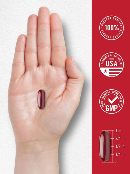 Carlyle Antarctic Krill Oil 2000mg | 120 Softgels | Maximum Strength | Omega-3 EPA, DHA, with Astaxanthin | Supplement Sourced from Red Krill | Laboratory Tested | Non-GMO and Gluten Free