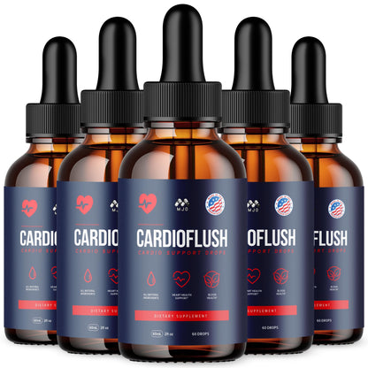 Cardio Flush Drops, Cardioflush Drops Premium Liquid Supplement 30 Servings
