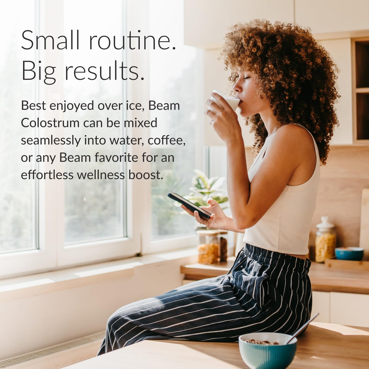 BEAM Unflavored Colostrum Powder I Grass-Fed Pure Whole Bovine Colostrum for Gut Health, Bloating & Immune Support I Non-GMO Recovery Supplement I 3g per Serving I Third-Party Tested I 30 Servings