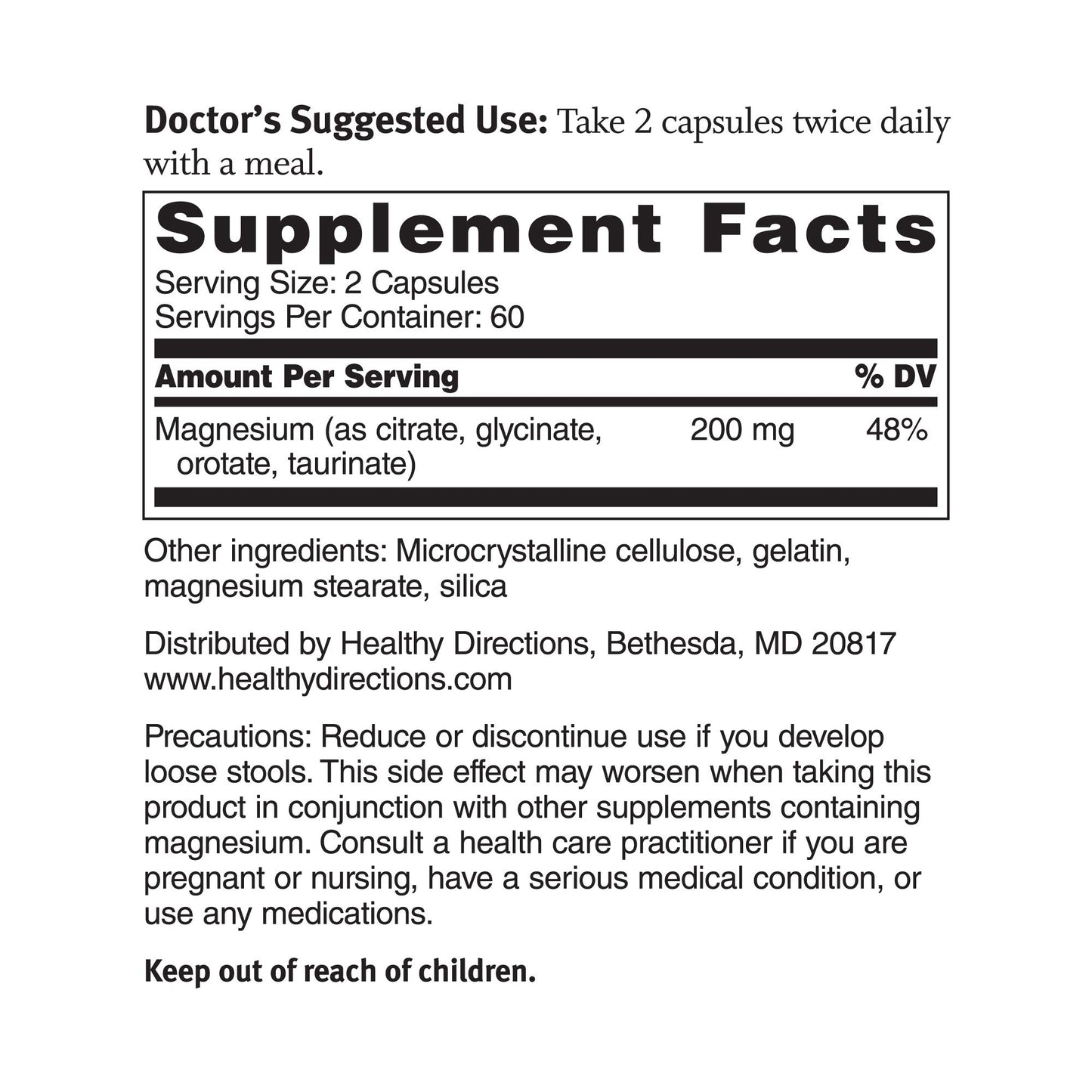 Dr. Sinatra's Magnesium-Broad-Spectrum with Magnesium Glycinate and Citrate