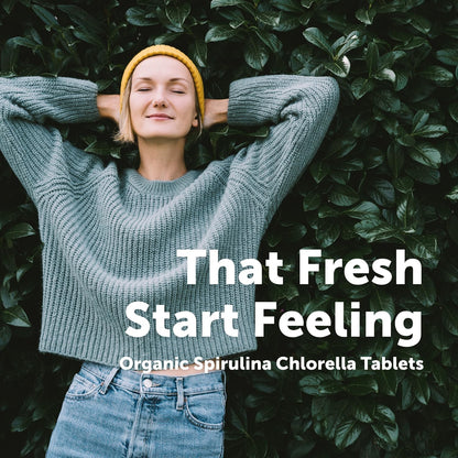 Micro Ingredients Organic Spirulina Chlorella Mini Tablets, 2,500 Tablets (8 Month Supply) | 50/50 Algae Blend | No Fillers, Non-GMO