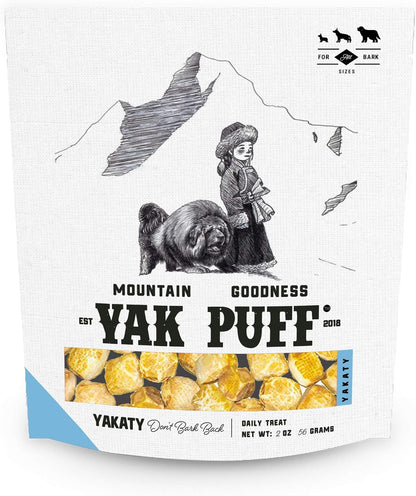 Yakaty Puff 2oz - Travel Size Healthy Himalayan Training Treat For Dog