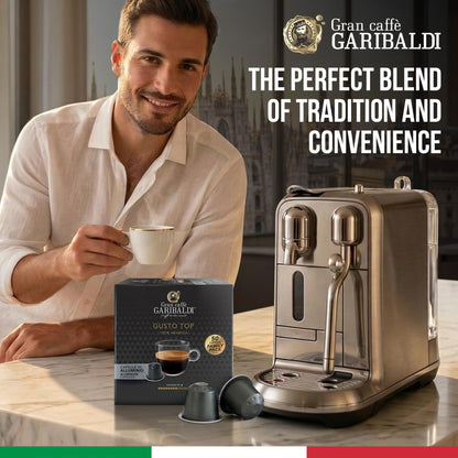 Gran Caffè Garibaldi Espresso Pods, Decaffeinato, 50Count