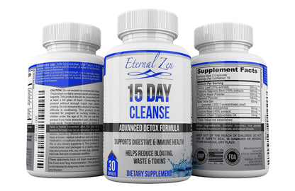 Eternal Zen 15 Day Colon Cleanser Detox with Extra Strength Herbs, Senna is a Fast Acting
