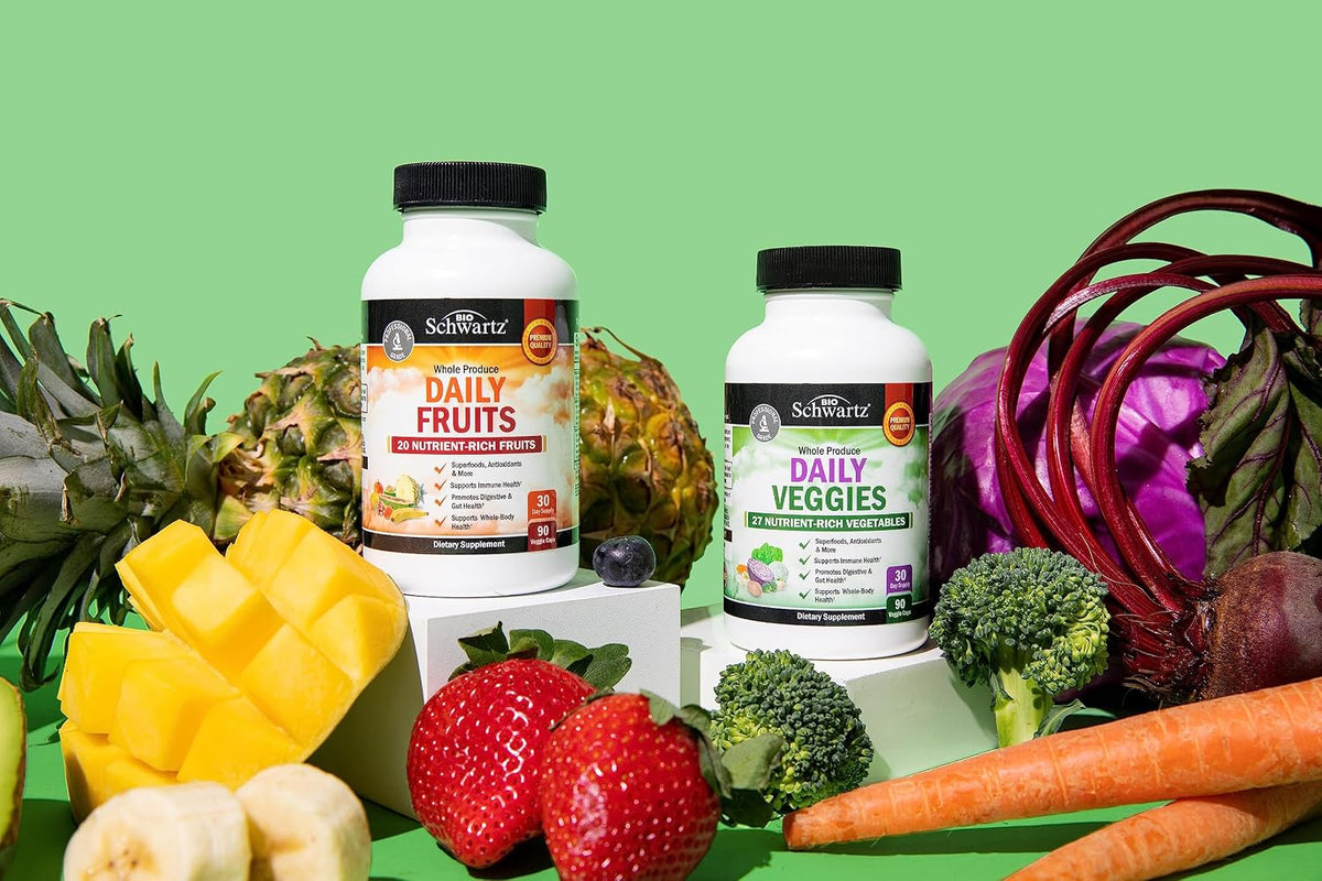 Daily Fruits and Vegetables Supplement - Super Fruit and Veggies Capsules